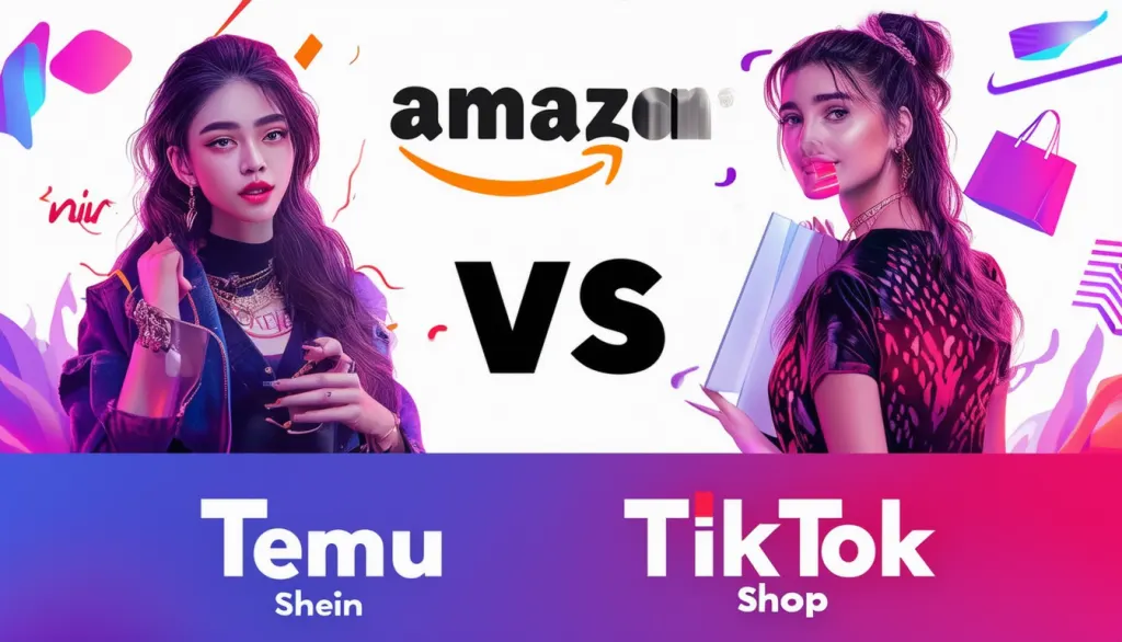 découvrez qui remporte la bataille du commerce électronique aux états-unis entre amazon, temu, shein et tiktok shop, et trouvez le grand gagnant !