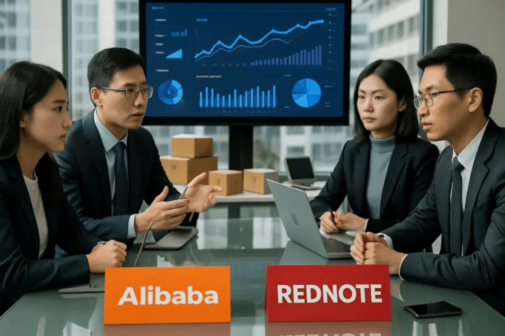 découvrez comment alibaba et rednote unissent leurs forces pour affronter la montée en puissance de la concurrence dans le secteur du e-commerce en chine. cet article vous révèle les stratégies mises en place par ces deux géants pour maintenir leur position sur le marché.