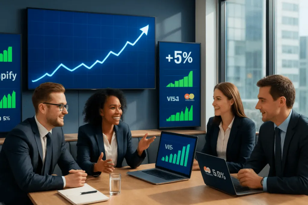 découvrez comment le ce 100 a enregistré une hausse de 5 % grâce à l'optimisme généré par les résultats de shopify, tandis que les marques de paiement bénéficient également d'une dynamique positive. un éclairage sur les tendances du marché et les perspectives d'avenir.