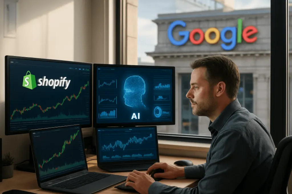 découvrez comment le stock de shopify se transforme en un pari audacieux sur l'intelligence artificielle, tout en examinant la menace potentielle que représente google dans ce nouveau paysage numérique. analysez les implications de cette évolution sur l'avenir de l'e-commerce.