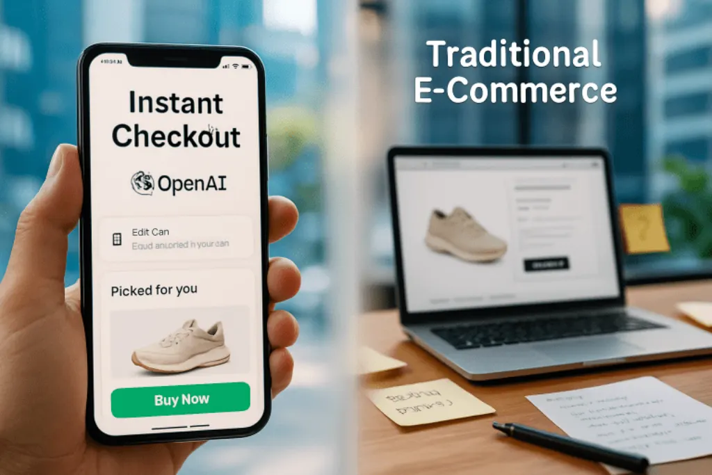 découvrez comment l'ia d'openai révolutionne le checkout instantané en e-commerce et comparez ses avantages sur le long terme par rapport aux solutions traditionnelles. analyse des différences clés pour booster vos ventes.