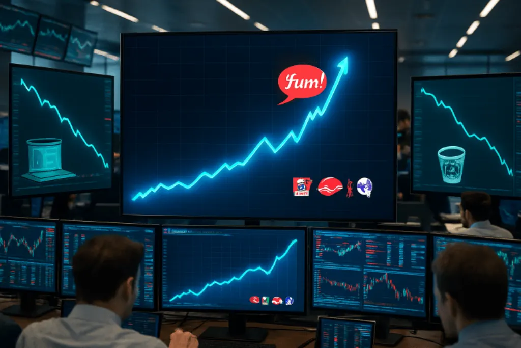 suivez l'évolution de la bourse aujourd'hui : yum! brands affiche une forte hausse tandis que shopify et starbucks connaissent un léger recul.