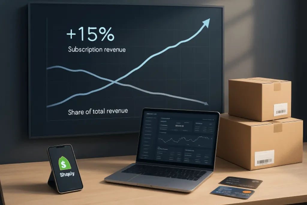 découvrez pourquoi les revenus des abonnements shopify ont augmenté de 15% tout en voyant leur part dans le chiffre d'affaires total diminuer, analyse des tendances et implications pour l'avenir.