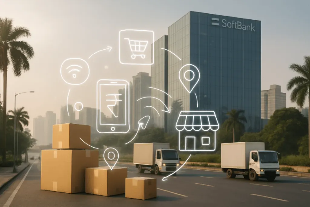 softbank reste un acteur majeur avec l'introduction en bourse de 606 millions de dollars de meesho, marquant la première grande cotation e-commerce en inde.
